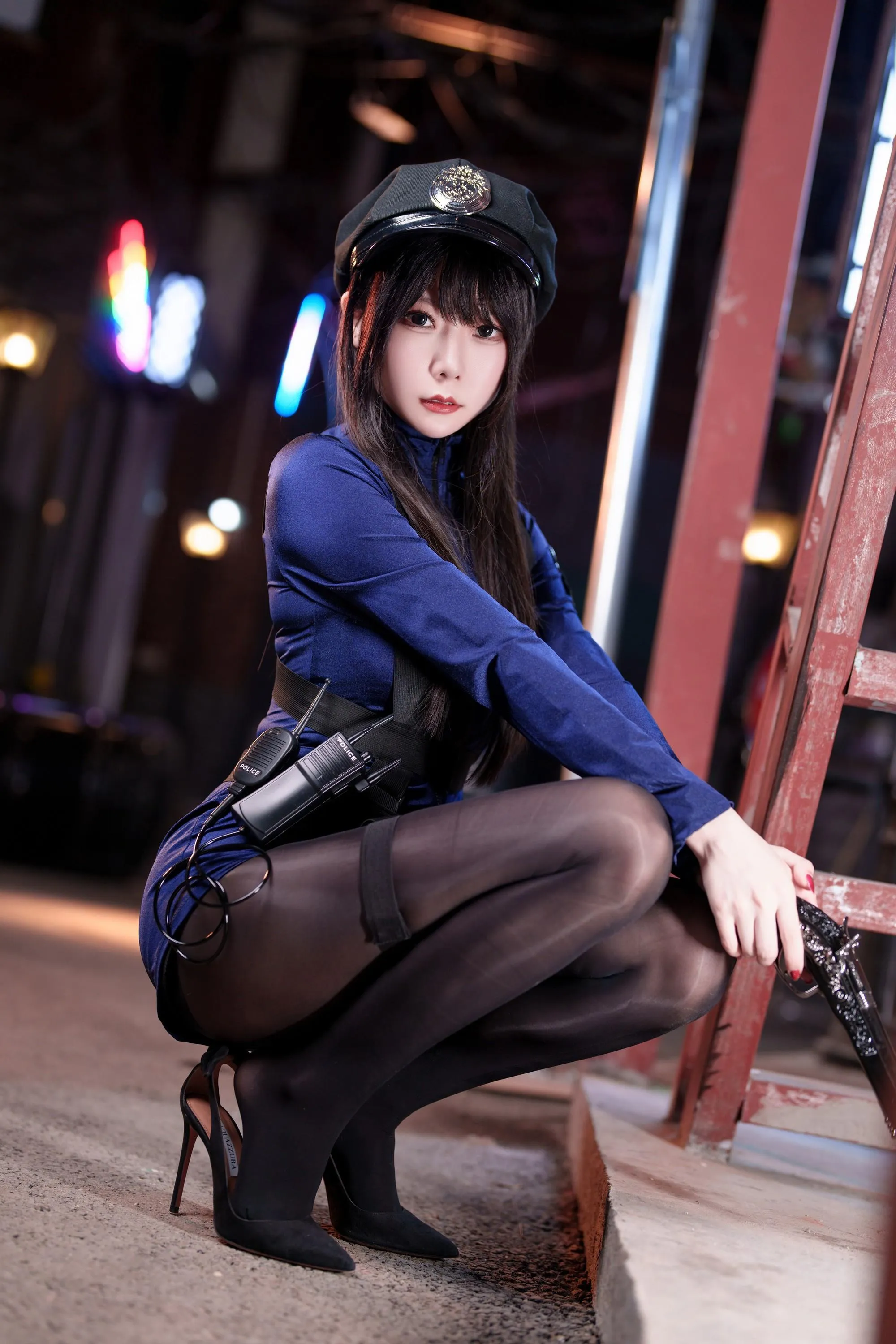 香草喵露露 – NO.59 十一月舰长 女警 [40P]插图5